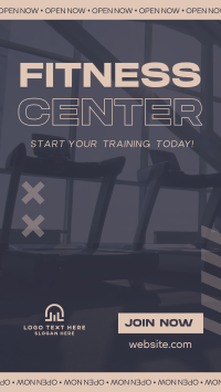 Fitness Training Center Facebook story Image Preview