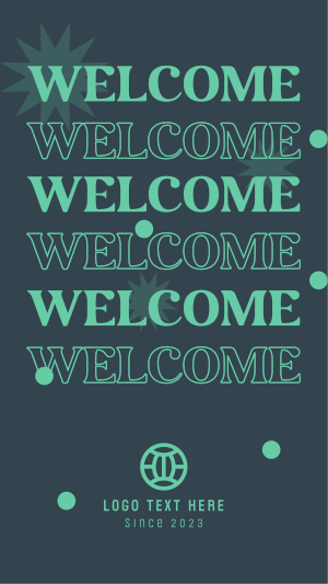 Welcome Shapes Facebook story Image Preview