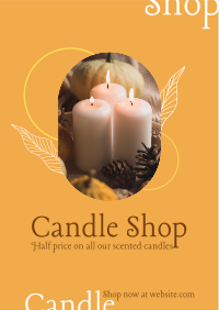 Candle Discount Flyer Design