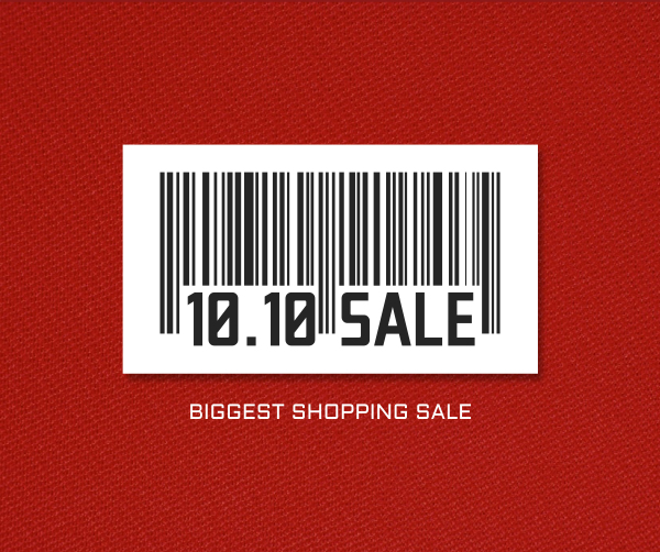 10.10 Sale Barcode Facebook Post Design Image Preview