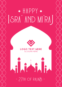 Isra' and Mi'raj Night Poster Image Preview