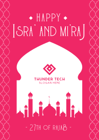 Isra' and Mi'raj Night Poster Image Preview