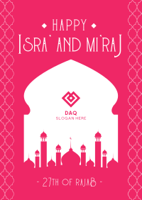 Isra' and Mi'raj Night Poster Image Preview