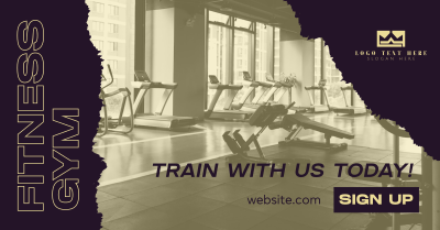 Train With Us Facebook ad Image Preview