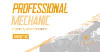 Automotive Professional Mechanic Facebook Ad Design