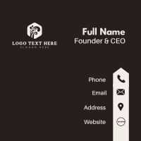 Creative Brand Letter F Business Card Design