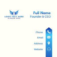 Holy Angel Wings Business Card Design