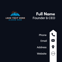 Truck Fleet Logistics Business Card Design