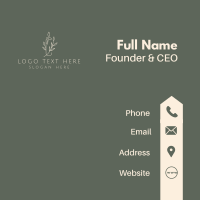 Candle Light Branch Business Card Design