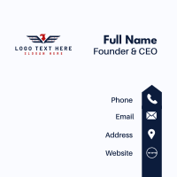 American Eagle Wings Business Card Design