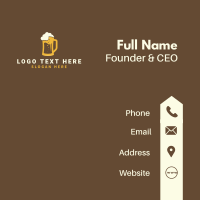 Beer Mug Pub Business Card Design