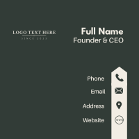 Hotel Business Wordmark Business Card Design