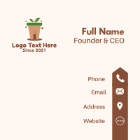 Natural House Plant Business Card Design