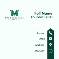 Butterfly Wellness Salon Business Card Design