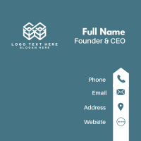 Geometric Infinity Business Business Card Design