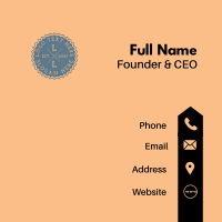 Business Enterprise Circle Business Card Design