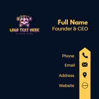 Casino Skull Gaming Business Card Design
