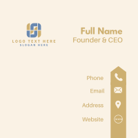 Modern Business Firm Business Card Design