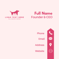 Dog Cat Pet Shop Business Card Design