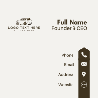 Car Vehicle SUV Business Card Design