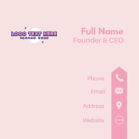 Bubbly Sweet Blob Business Card Design