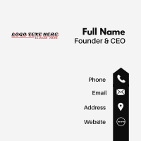 Branding Enterprise Wordmark Business Card Design