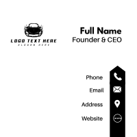 Automotive Fast Car Business Card Design