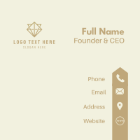 Diamond Jewelry Boutique  Business Card Design