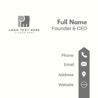 Cube Elephant Business Card Design