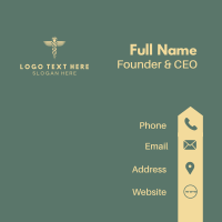 Caduceus Medical Healthcare Business Card Design