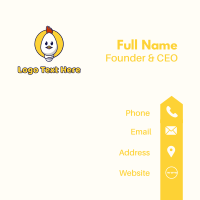 Chicken Egg Incubator Business Card Design