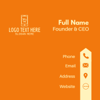 Phone Mobile Cart Business Card Design