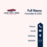 Automotive Car Vehicle Business Card Design