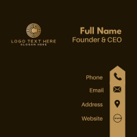 Money Finance Cryptocurrency Business Card Design