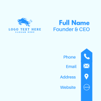 Liquid Bull Attack Business Card Design