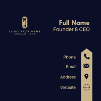 Axe Carpentry Lumberjack Business Card Design