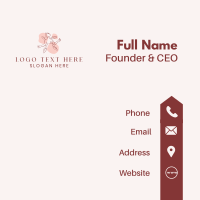 Nature Petal Woman Business Card Design