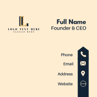 Luxury Hotel Property Business Card Design