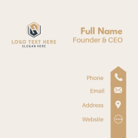 Corporate Company Letter H Business Card Design
