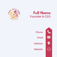 Organization People Community Business Card Design