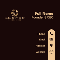 Cryptocurrency Digital Tech Business Card Design