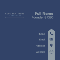 Digital Tech Wordmark Business Card Design