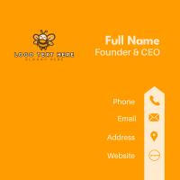 Cute Honey Bee Business Card Design