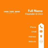 Generic Minimalist Enterprise Business Card Design