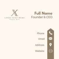 Elegant Jewelry Brand  Business Card Design