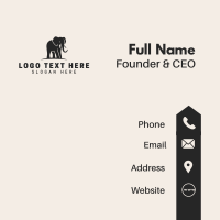 Wildlife Elephant Animal Business Card | BrandCrowd Business Card Maker