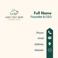 Buffalo Bison Wildlife Business Card | BrandCrowd Business Card Maker