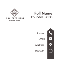 Field Barn House Business Card Design