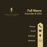 Writing Feather Publisher Business Card Design