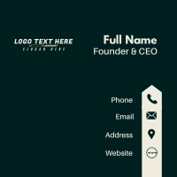 Enterprise Company Wordmark Business Card Design